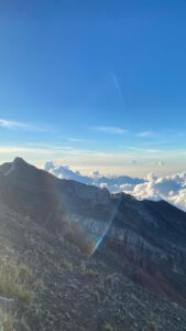 Sunrise In Agung Mountain