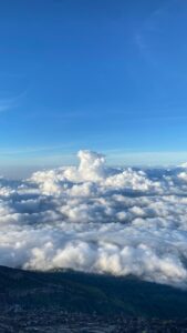 Sunrise In Agung Mountain