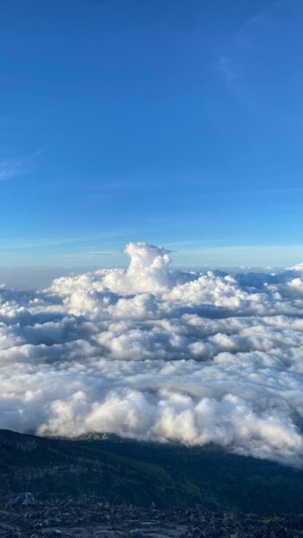 Sunrise In Agung Mountain