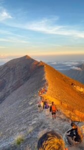 Sunrise In Agung Mountain