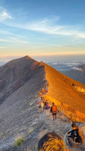 Sunrise In Agung Mountain