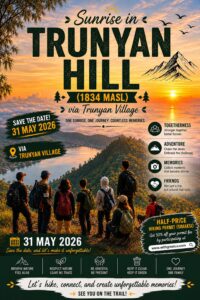 Sunrise in Trunyan Hill (1834 MASL)